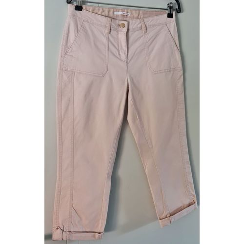 Elégant Pantalon 7/8 Rose - T. 38