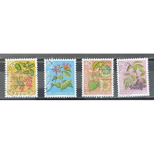 Timbres Suisse Pro Juventute 1976 Série Complète