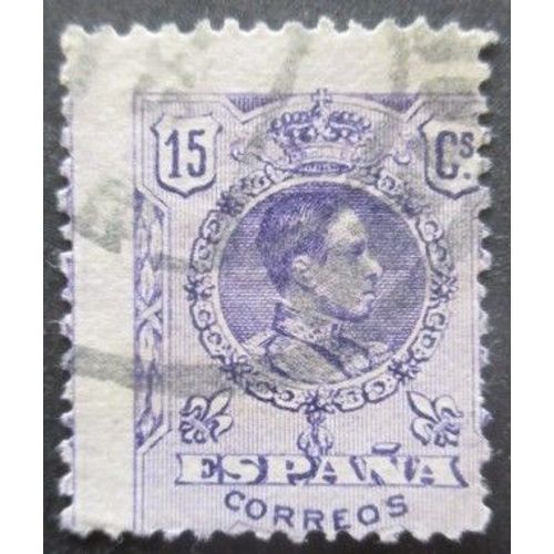 Espagne N°245 Petit Piquage Oblitéré