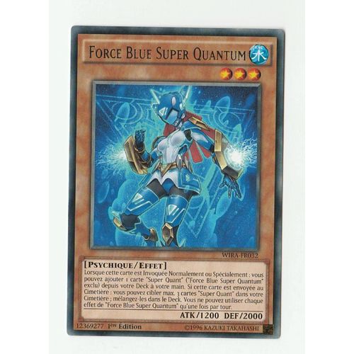 Yu-Gi-Oh! - Wira-Fr032 - Force Blue Super Quantum - Rare