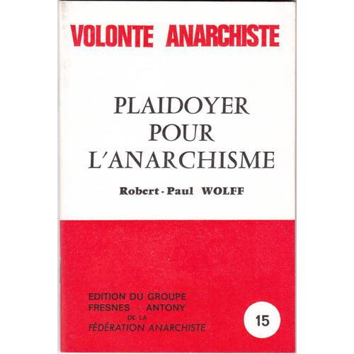 Plaidoyer Pour L'anarchisme