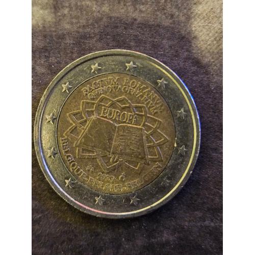 Pièce De 2 Euros Pactvm Romanvm Qvinqvagenarivm Europae 2007 Belgique