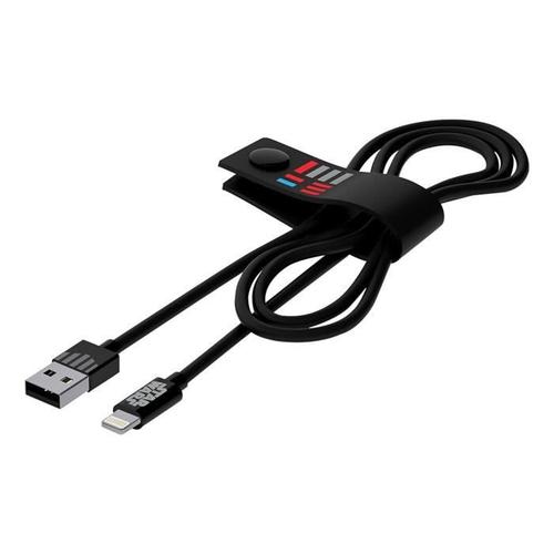 Silver Sanz - Câble Lightning - Lightning mâle pour USB mâle - 1.2 m - Darth Vader