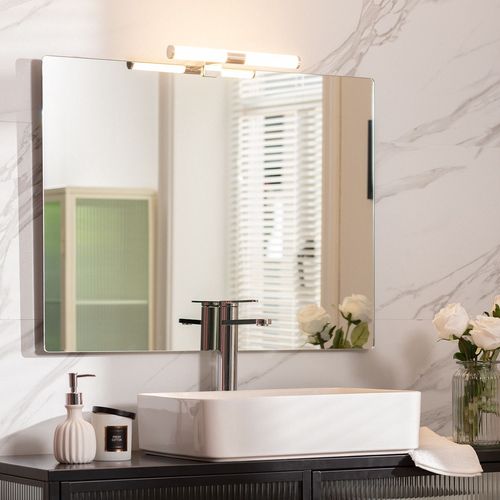 Applique Led Salle De Bain 6w New Bora Bora Pour Miroir Blanc Chaud 3000k