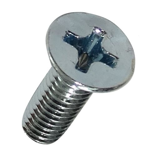Aerzetix : 50 boulons vis à tête conique M4x12m DIN965A acier zingué empreinte PH2 cruciforme Phillips C17563