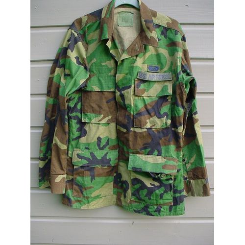 Militaria Veste De Treillis Authentique Us Air Force Camo