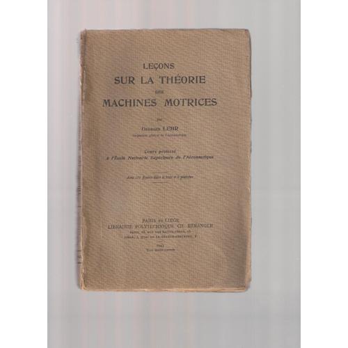 Additif Aux Lecons Sur La Theorie Generale Des Machines Motrices : Vibrations Des Organes De Machines. Resonances