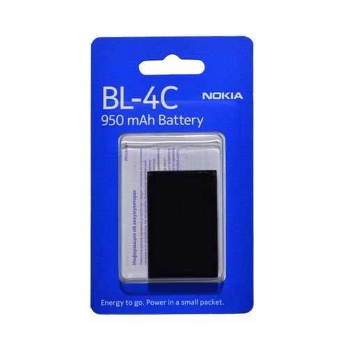 Batterie Nokia Sous Blister Bl-4c - 950mah Origine (Blister)
