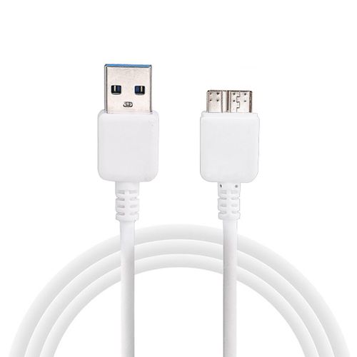 blanc USB 3.0 Données Sync Câble Chargeur Pour Samsung Galaxy S5 Note3