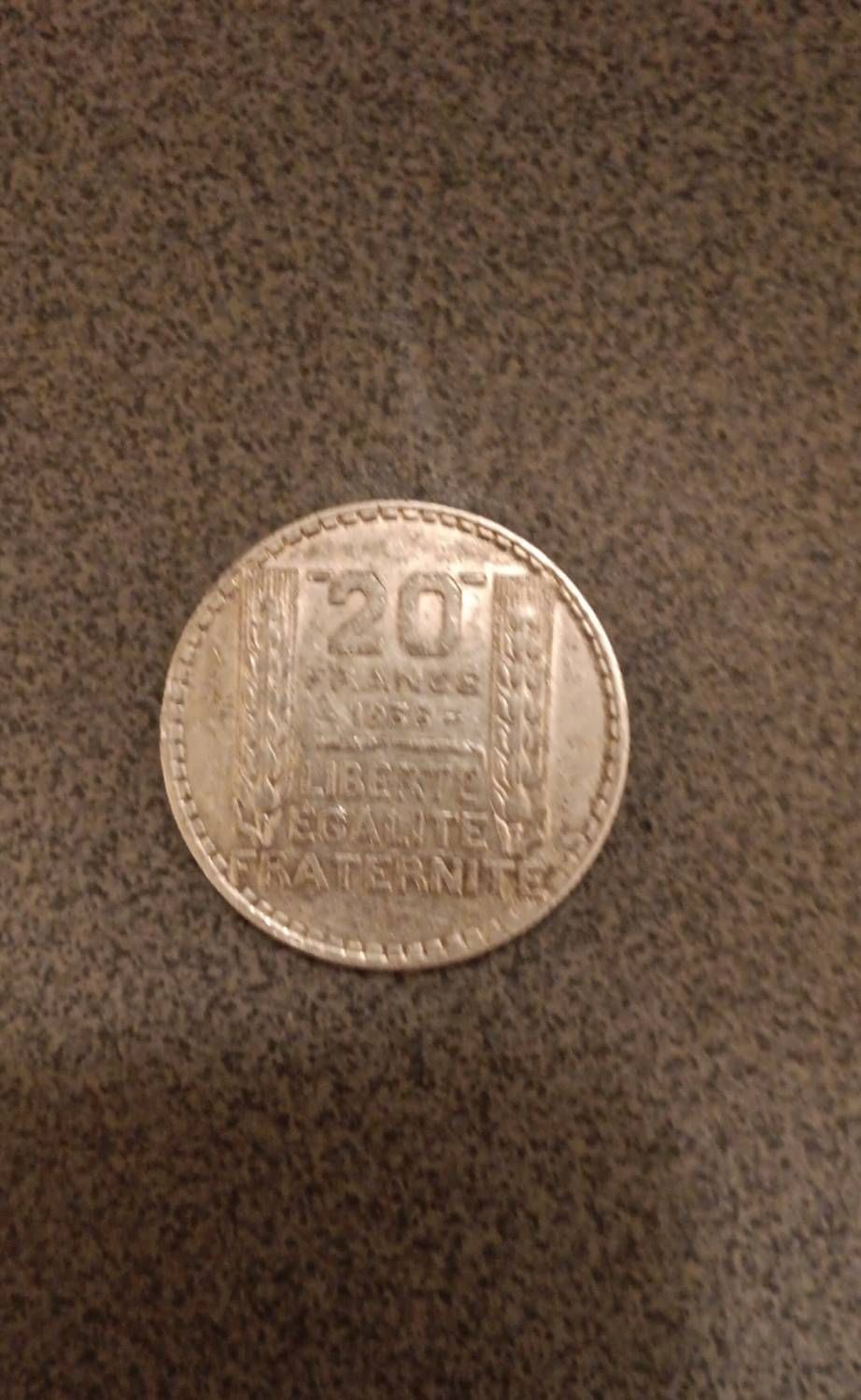 Piece 20 Francs 1936