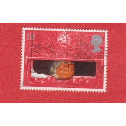 Timbre Angleterre Royaume Uni Noel