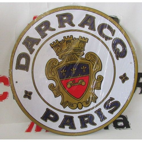 Plaque Publicitaire Automobile - Darracq Paris