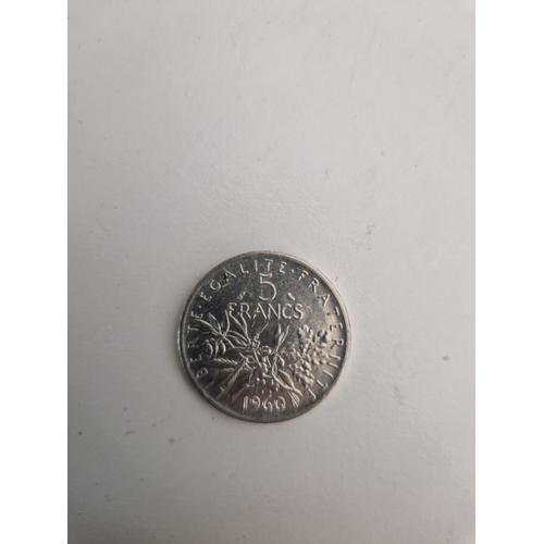 Pièce De 5 Franc Argent 1960