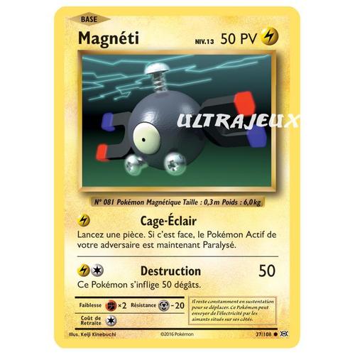 Pokémon - 37/108 - Magnéti Niv.13 - Xy - Evolutions - Commune