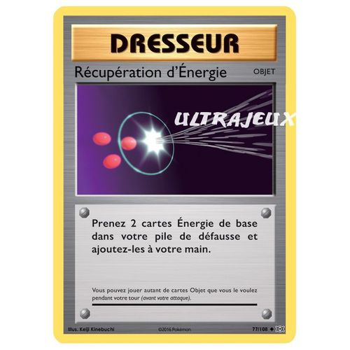 Pokémon - 77/108 - Récupération D'energie - Xy - Evolutions - Peu Commune