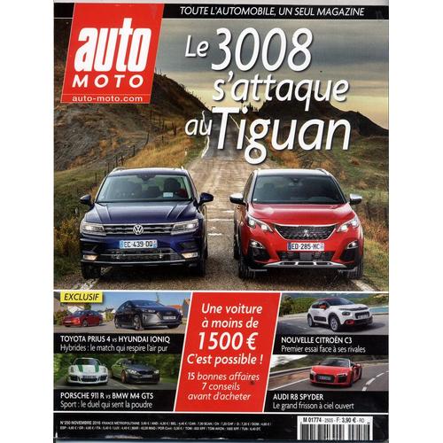 Auto Moto N° 250 : Le 3008 S'attaque Au Tigiuan