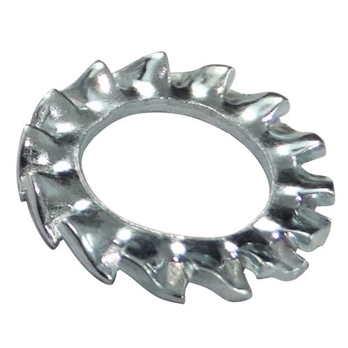 Aerzetix : 100x rondelles frein dents denture extérieure M7 Ф12.5mm acier zingué C17671