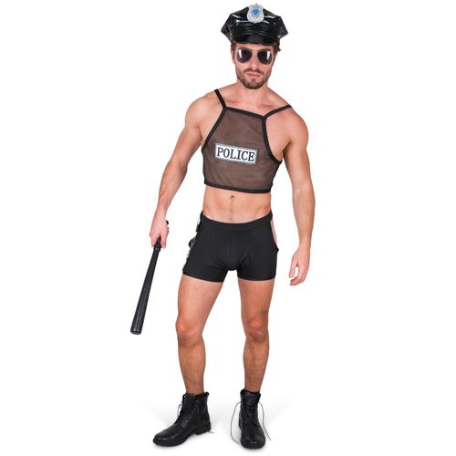 Déguisement Policier Coquin Homme Xl