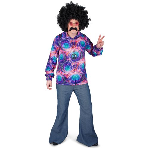 Chemise Disco Psychédélique Homme Medium