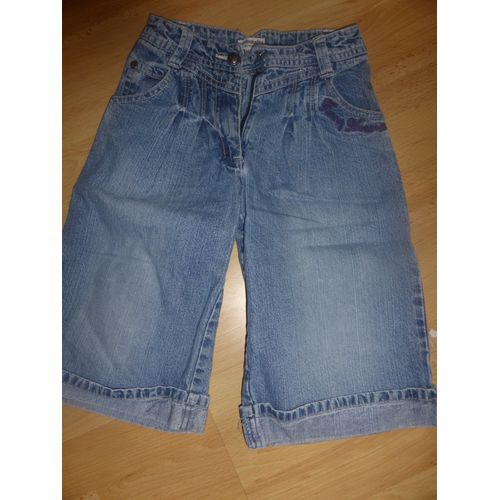 Pantacourt Vertbaudet Coton 6 Ans Bleu