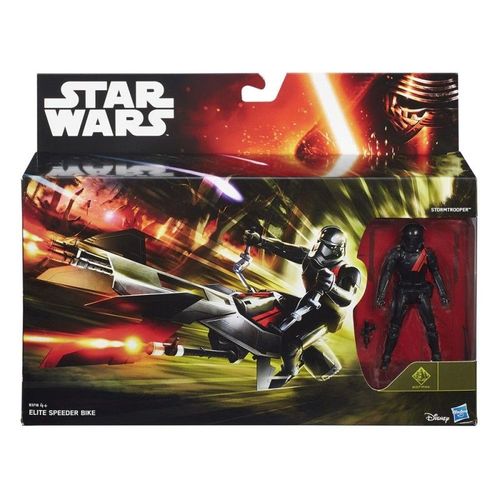 Star Wars The Force Awakens - Vaisseaux Elite Speeder Bike Et Son Pilote