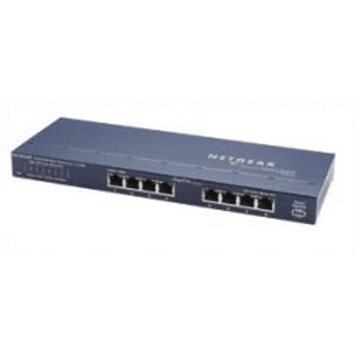 NETGEAR ProSAFE GS108 - Commutateur - 8 x 10/100/1000 - Ordinateur de bureau