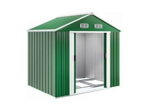 Abri De Jardin Métallique VidaXL – Cabane De Stockage Robuste Pour Outils Et Matériel Extérieur