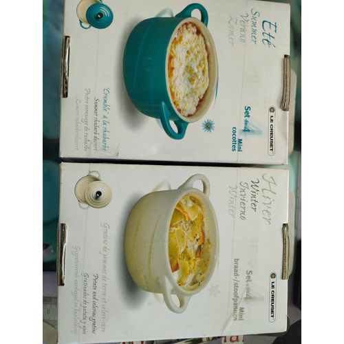 Set 4 Mini Cocottes Le Creuset