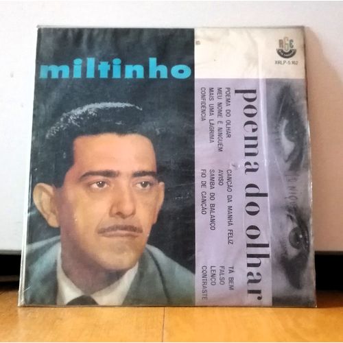 Lp Miltinho : Poema Do Olhar - Rge Xrlp-5.162 - Brésil - 1962