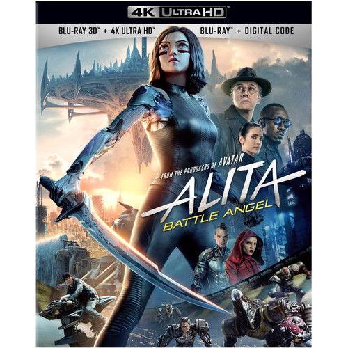 Alita: Battle Angel [Ultra Hd] 4k Mastering, Digital Copy, Dolby, Digital Theater System, Subtitled, Widescreen