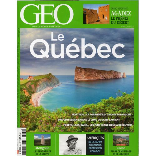 Geo N°461 Le Quebec