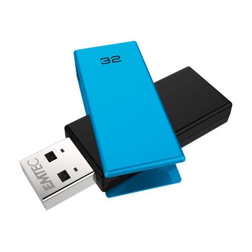 EMTEC C350 Brick 2.0 - Clé USB - 32 Go - USB 2.0 - bleu