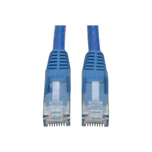 Eaton Tripp Lite Series Cat6 Gigabit Snagless Molded (UTP) Ethernet Cable (RJ45 M/M), PoE, Blue, 6 ft. (1.83 m) - Cordon de raccordement - RJ-45 (M) pour RJ-45 (M) - 1.83 m - UTP - CAT 6 - IEEE...