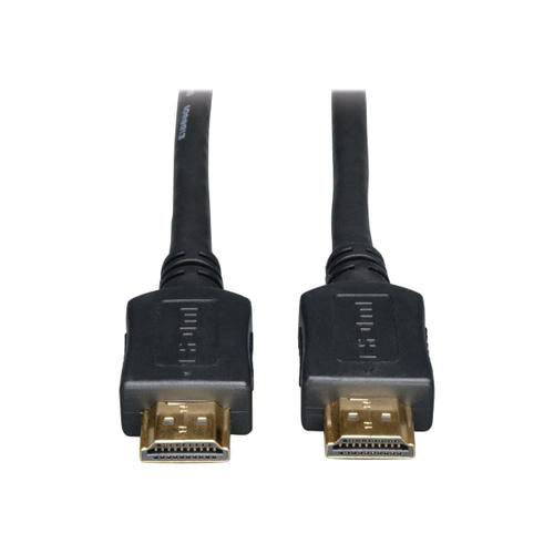 Eaton Tripp Lite Series High-Speed HDMI Cable, Digital Video with Audio (M/M), Black, 50 ft. (15.24 m) - Câble HDMI - HDMI mâle pour HDMI mâle - 15.2 m - double blindage - noir - support 4K