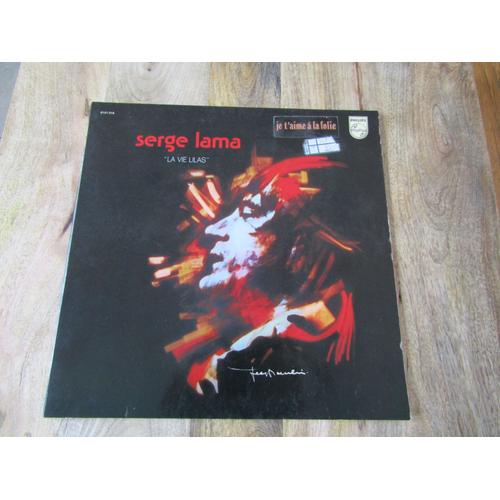 Album 33t Vinyle Serge Lama (La Vie Lilas) 1975 France