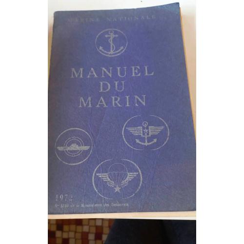Manuel Du Marin 1972 Marine Nationale