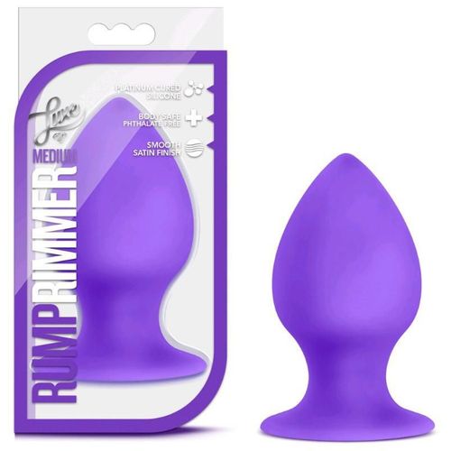 Plug Anal Luxe Rump Rimmer Pourpre En Silicone - Medium