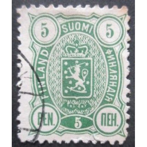 Finlande N°29a Dentelé 12,5 Oblitéré