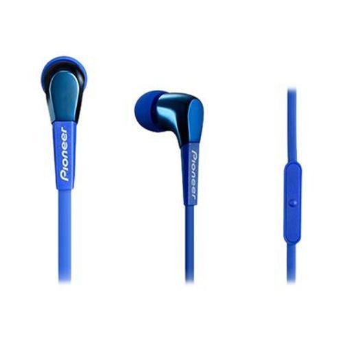 Pioneer SE-CL722T - Écouteurs avec micro - intra-auriculaire - filaire - jack 3,5mm - bleu