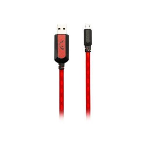 WE Gamium - Câble USB - Micro-USB de type B (M) pour USB (M) - 1 m - rouge