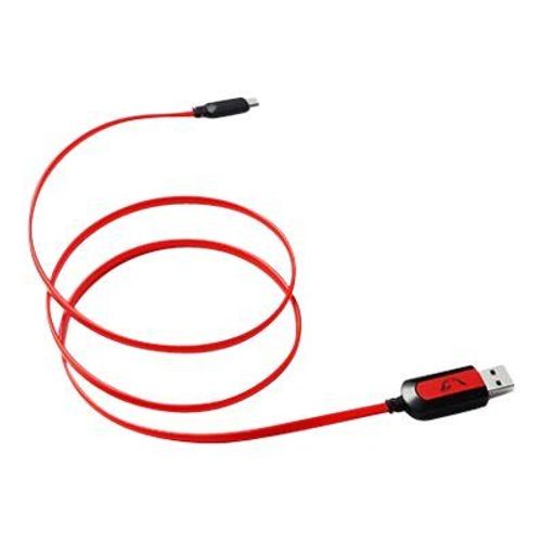 WE Gamium - Câble USB - 24 pin USB-C (M) pour USB (M) - 1 m - rouge