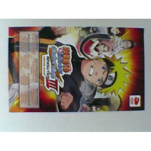 Carte Vip Club Nintendo Non Grattée Naruto Shippuden Clash Of Ninja Iii Revolution Wii