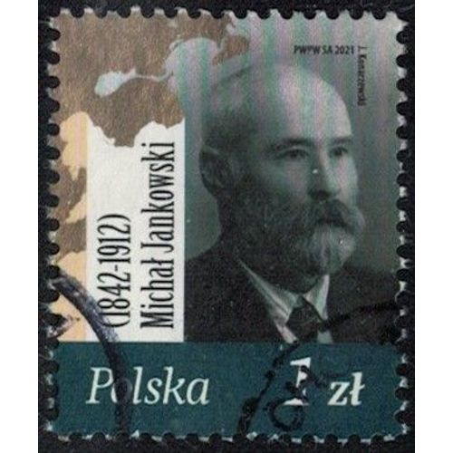 Pologne 2021 Oblitéré Used Michal Jankowski Scientiste Nayuraliste Y&t Pl 4841 Su