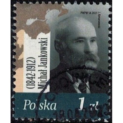 Pologne 2021 Oblitéré Used Michal Jankowski Scientiste Nayuraliste Y&t Pl 4841 Su