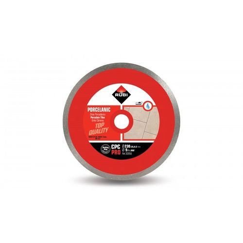 Disque Diamant RUBI CPC PRO pour grès cérame - 230 mm