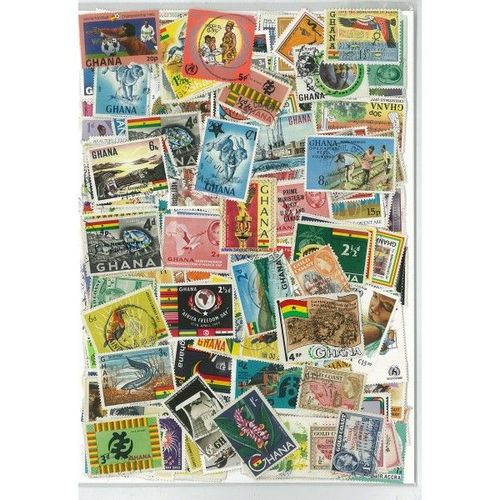 Ghana & Cote De L'or 50 Timbres Differents Obliteres