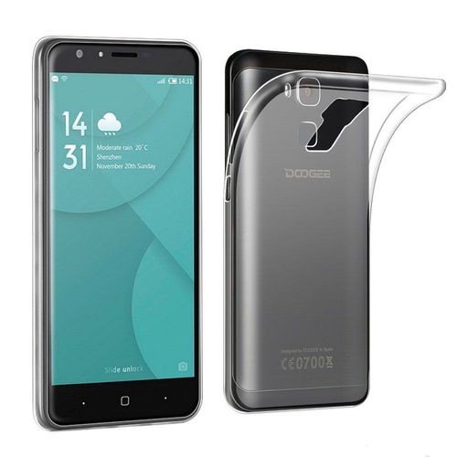 Coque Silicone Gel Pour Doogee Y6 5.5" - Transparent