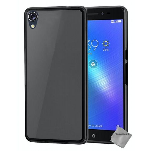 Housse Etui Coque Pochette Silicone Gel Fine Pour Asus Zenfone Live Zb501kl + Verre Trempe - Gris