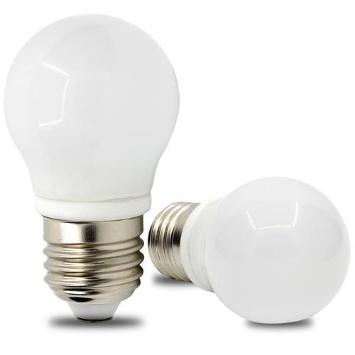 Ampoule Led Bulbe E27, 5w 12v Ac/Dc, Blanc Chaud