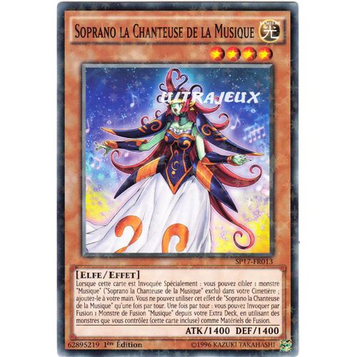 Yu-Gi-Oh! - Sp17-Fr013-St - Soprano La Chanteuse De La Musique - Starfoil Rare